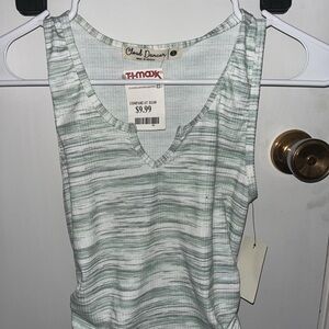 New with tags tank top with cinching